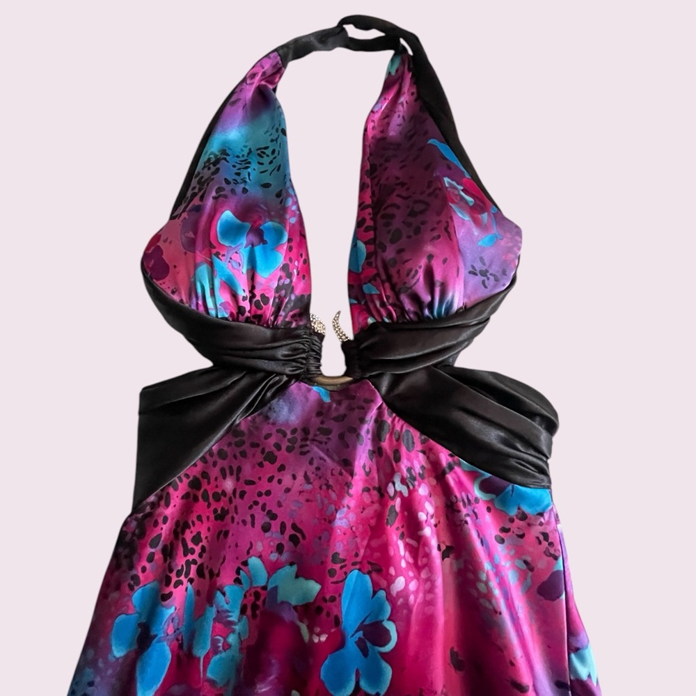 Y2K Backless Maxi Dress Vintage